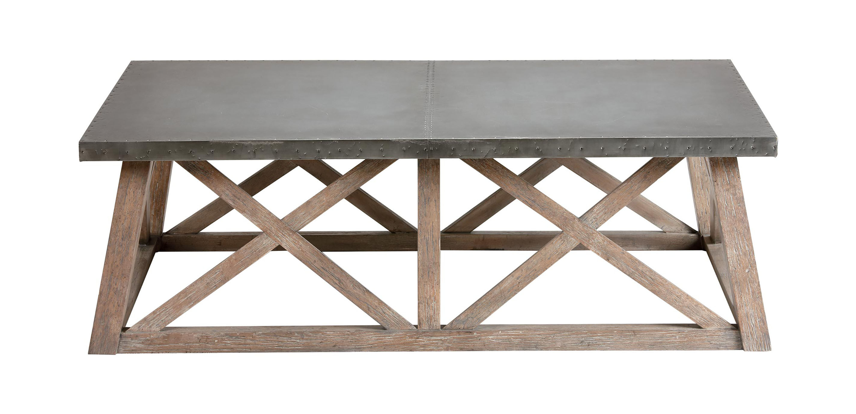 Bruckner Metal-Top Coffee Table