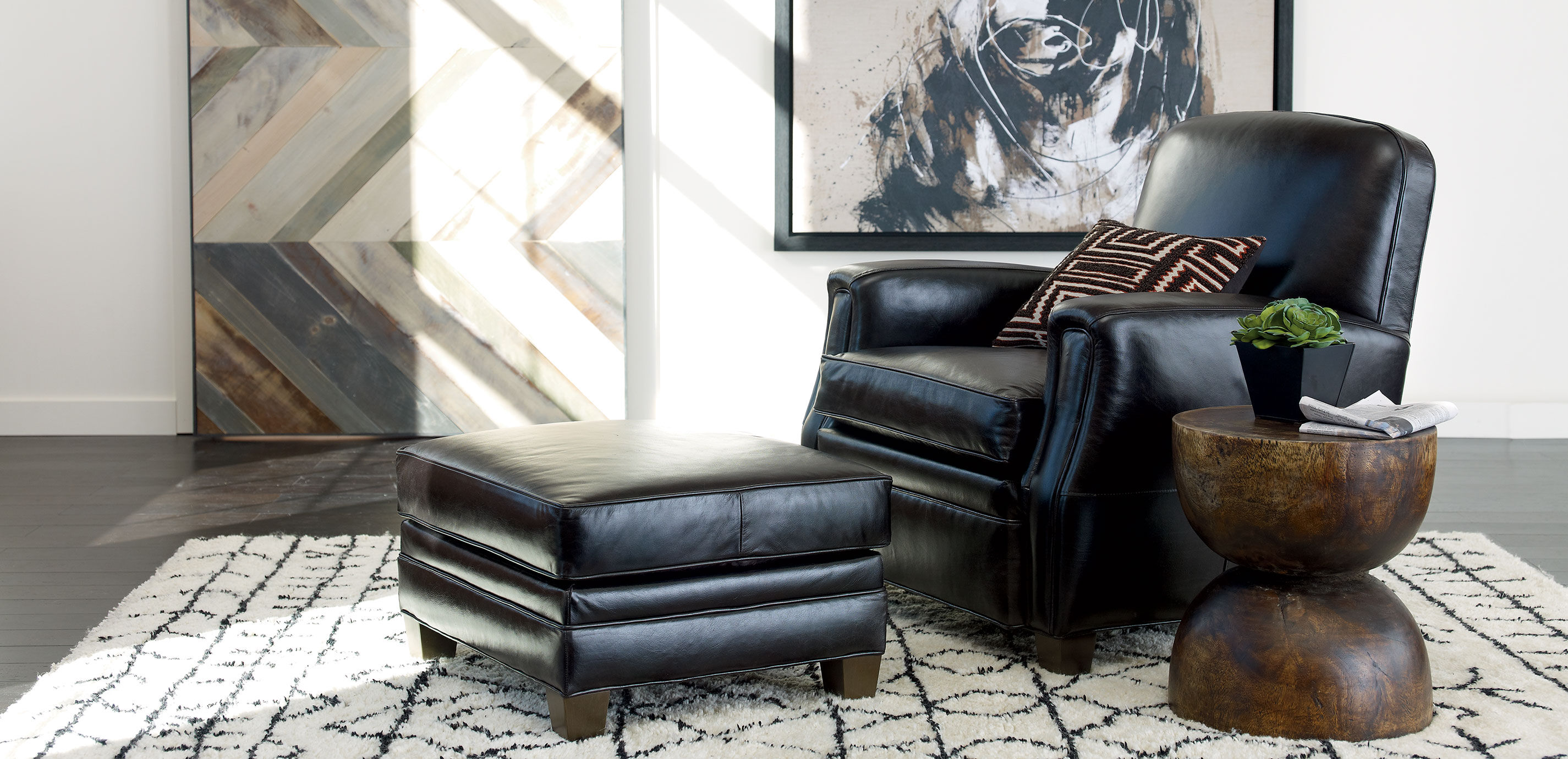 Primal Rug, Ivory/Black_12