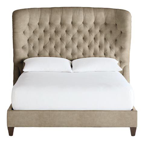 Woolson Leather Tufted Bed image woolsonlthupholstered