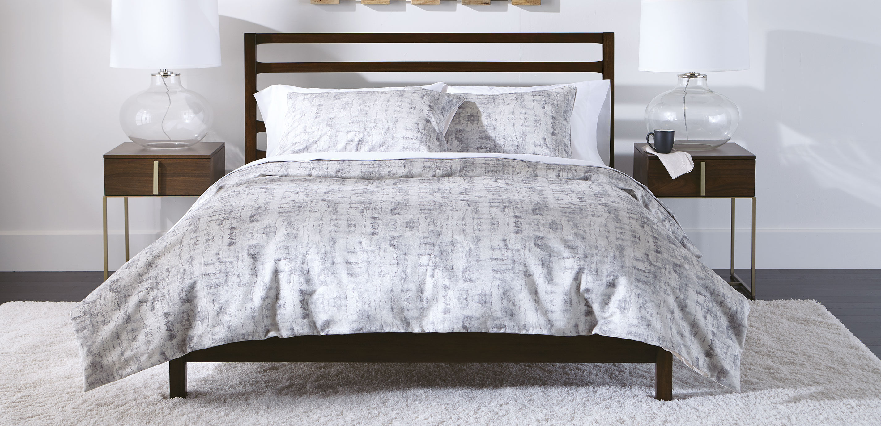 Marbled Jacquard Duvet Cover_1