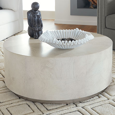 Braemore Round Plinth-Base Coffee Table Product Tile Hover Image 368211