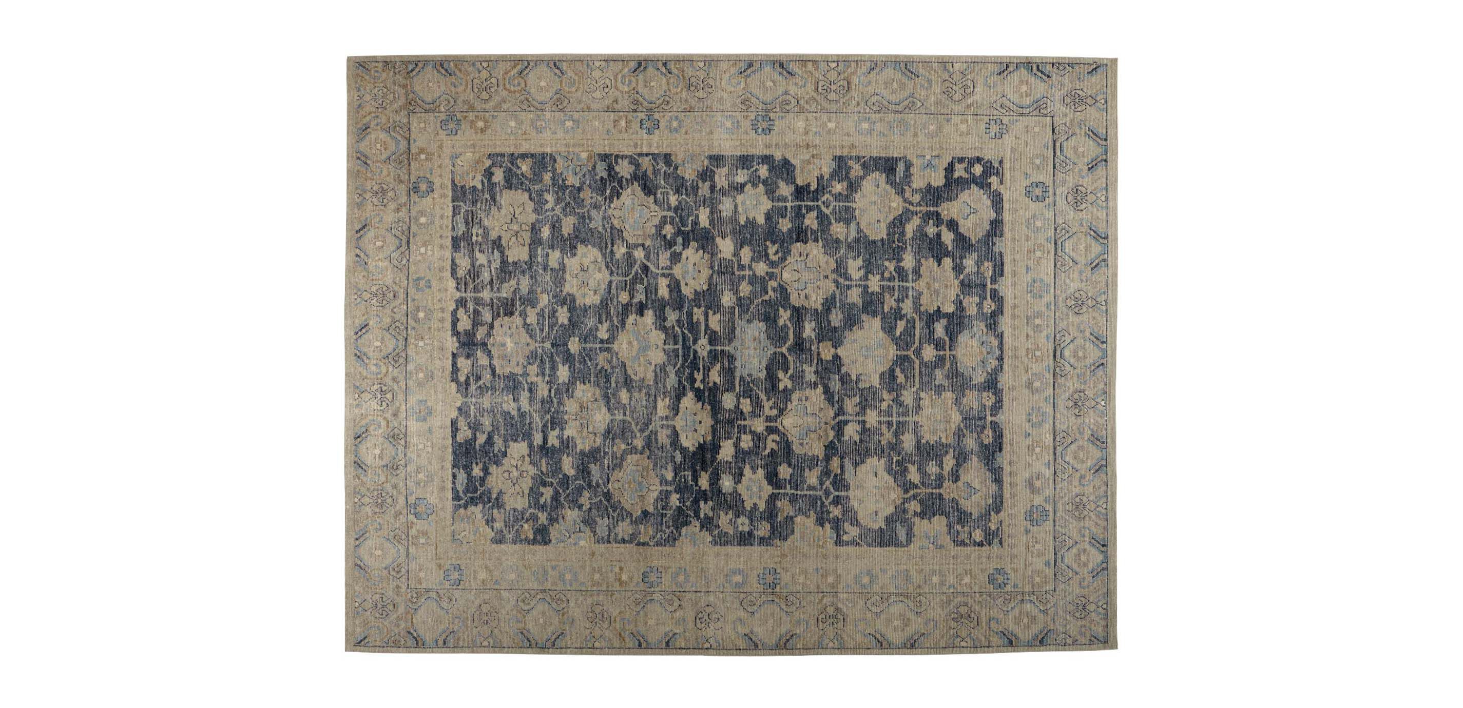 Cosmo Rug, Blue/Grey