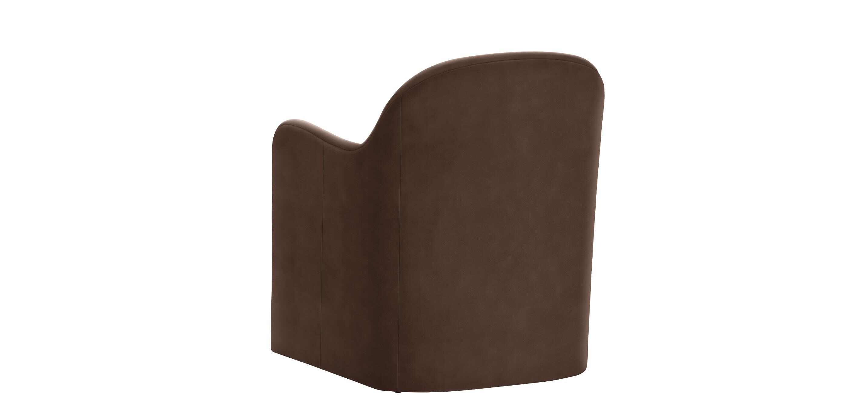Dani Leather Modern Swivel Chair_2
