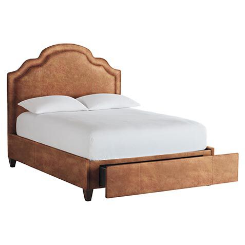 Elenora Custom Leather Storage Bed image elenoralthstorage