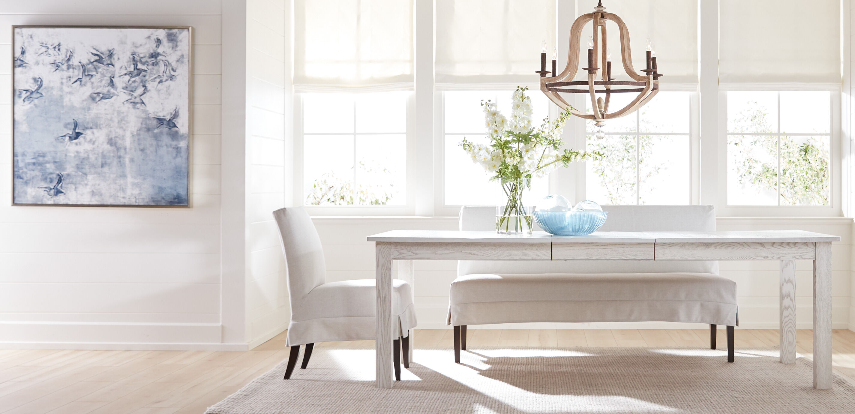 Clinton Slipcovered Dining Bench_8