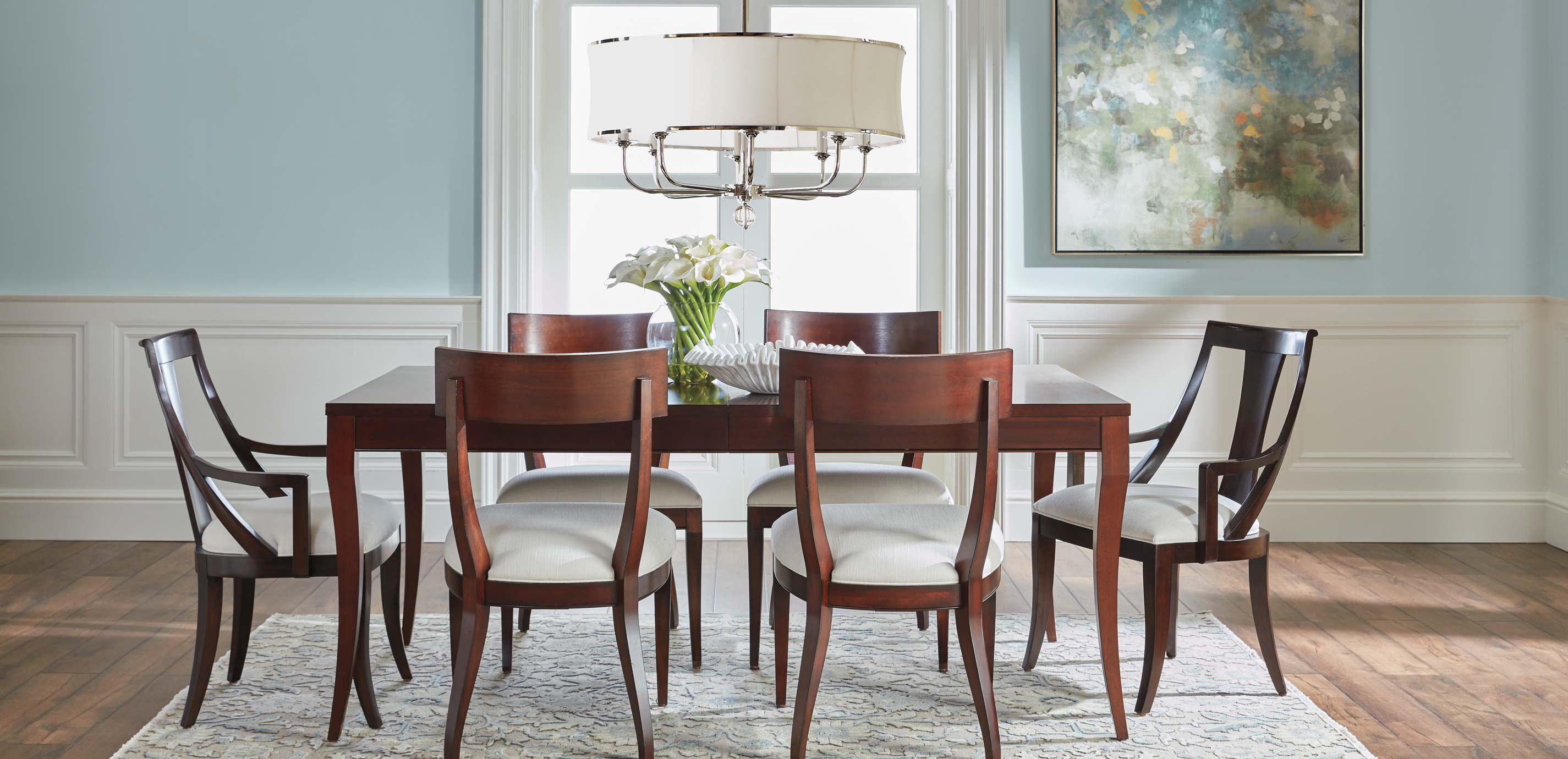 Zoe Eight-Light Nickel Chandelier_3