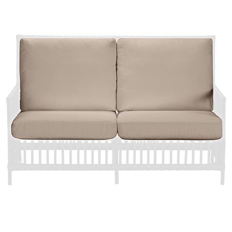 Vero Dunes Outdoor Loveseat Replacement Cushion Set image vdloveseatcushion