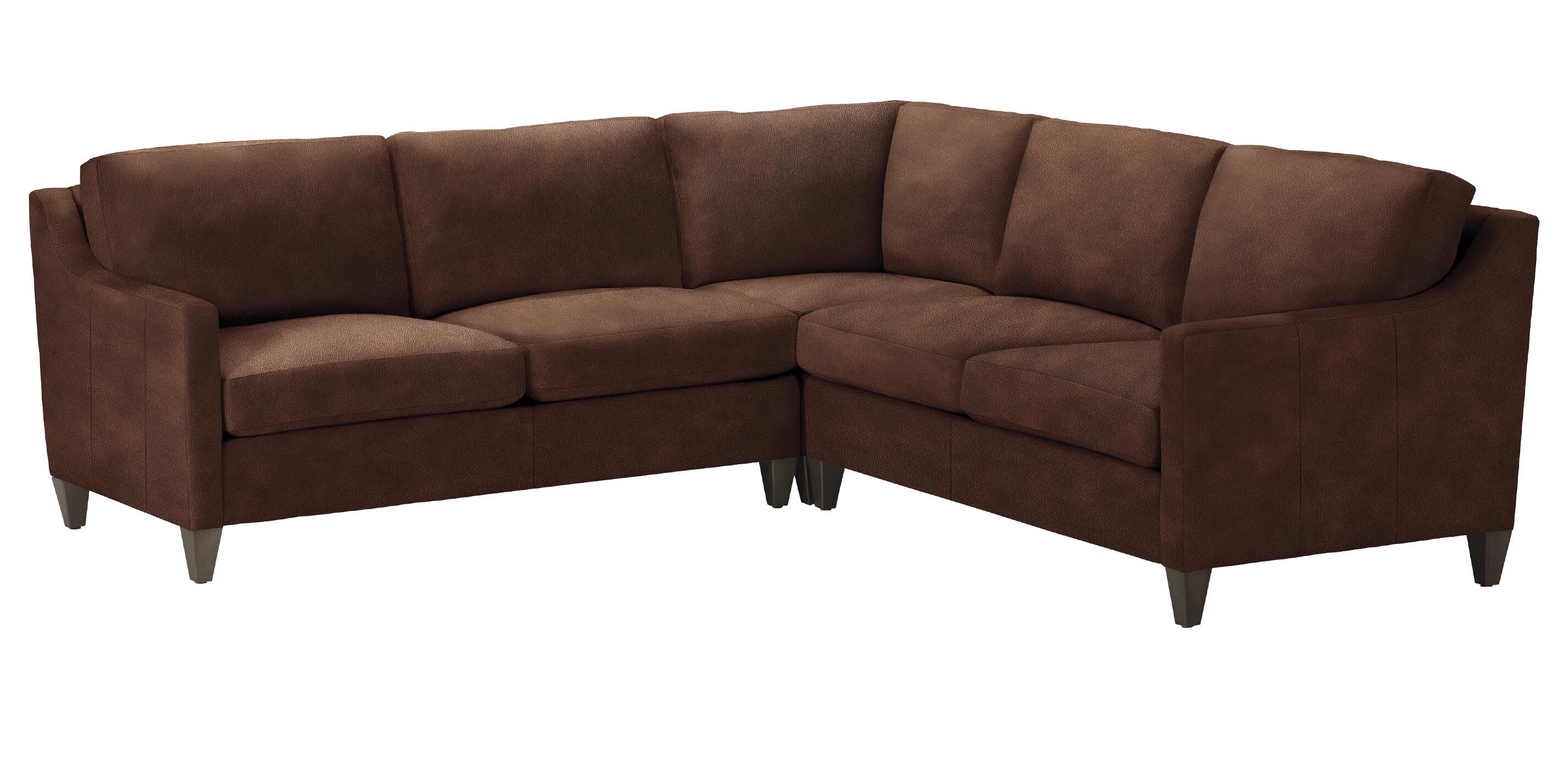 Monterey Leather Three-Piece Sectional