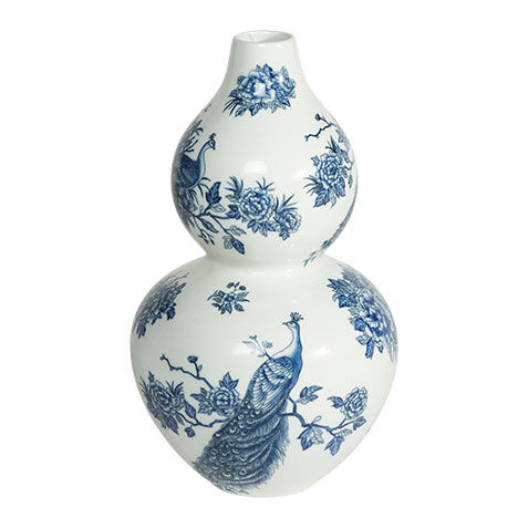 Peacock Porcelain Gourd Vase image 432430