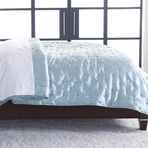 Washed Silk Coverlet, Seaglass, Full/Queen Product Thumbnail