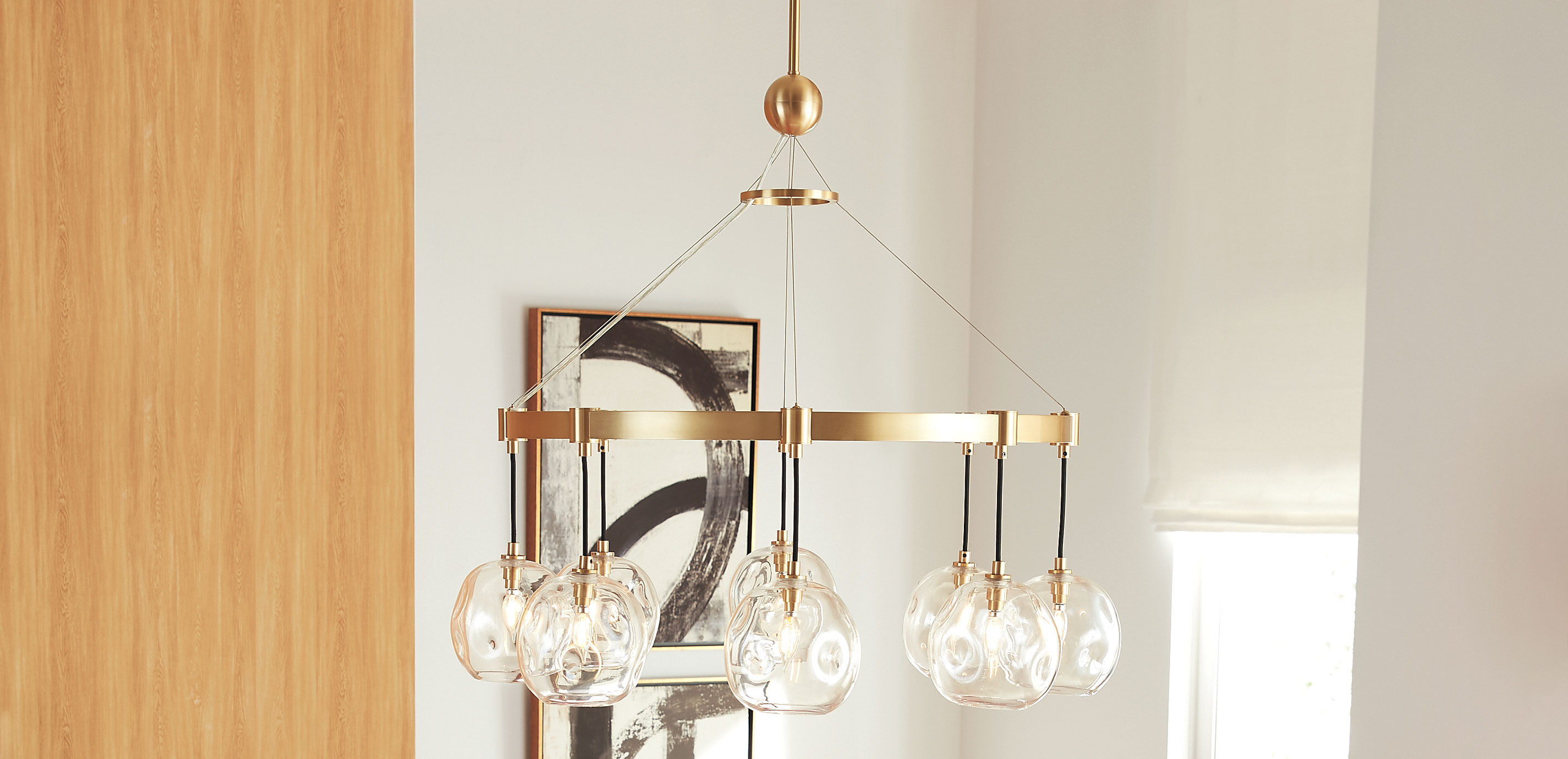 Levy Glass Globe Chandelier_3