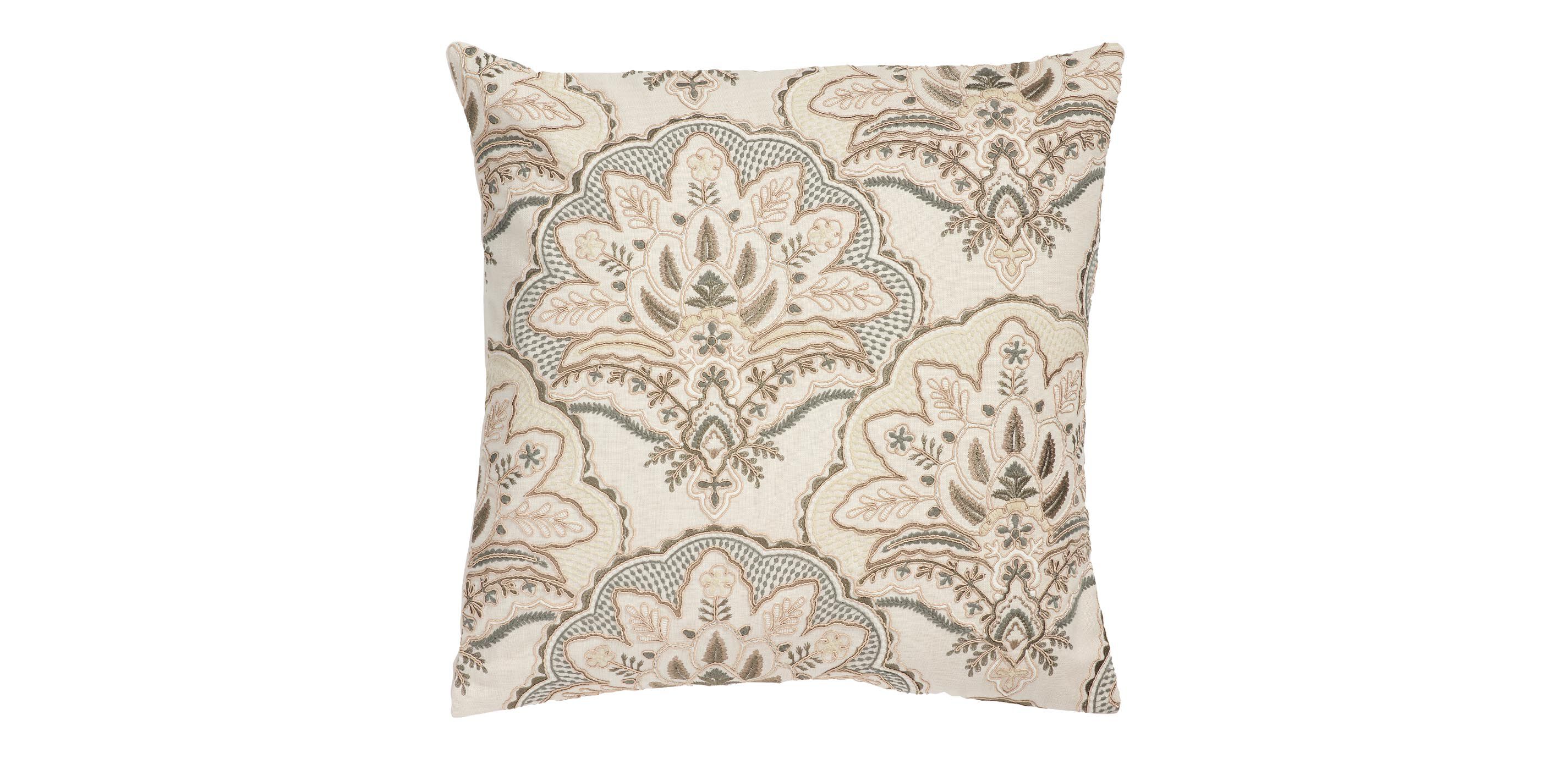 Monarch Embroidered Pillow