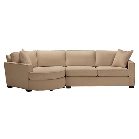 Spencer Track-Arm Two-Piece Sectional with Round Cuddle Chaise image spencerTAcuddlernd