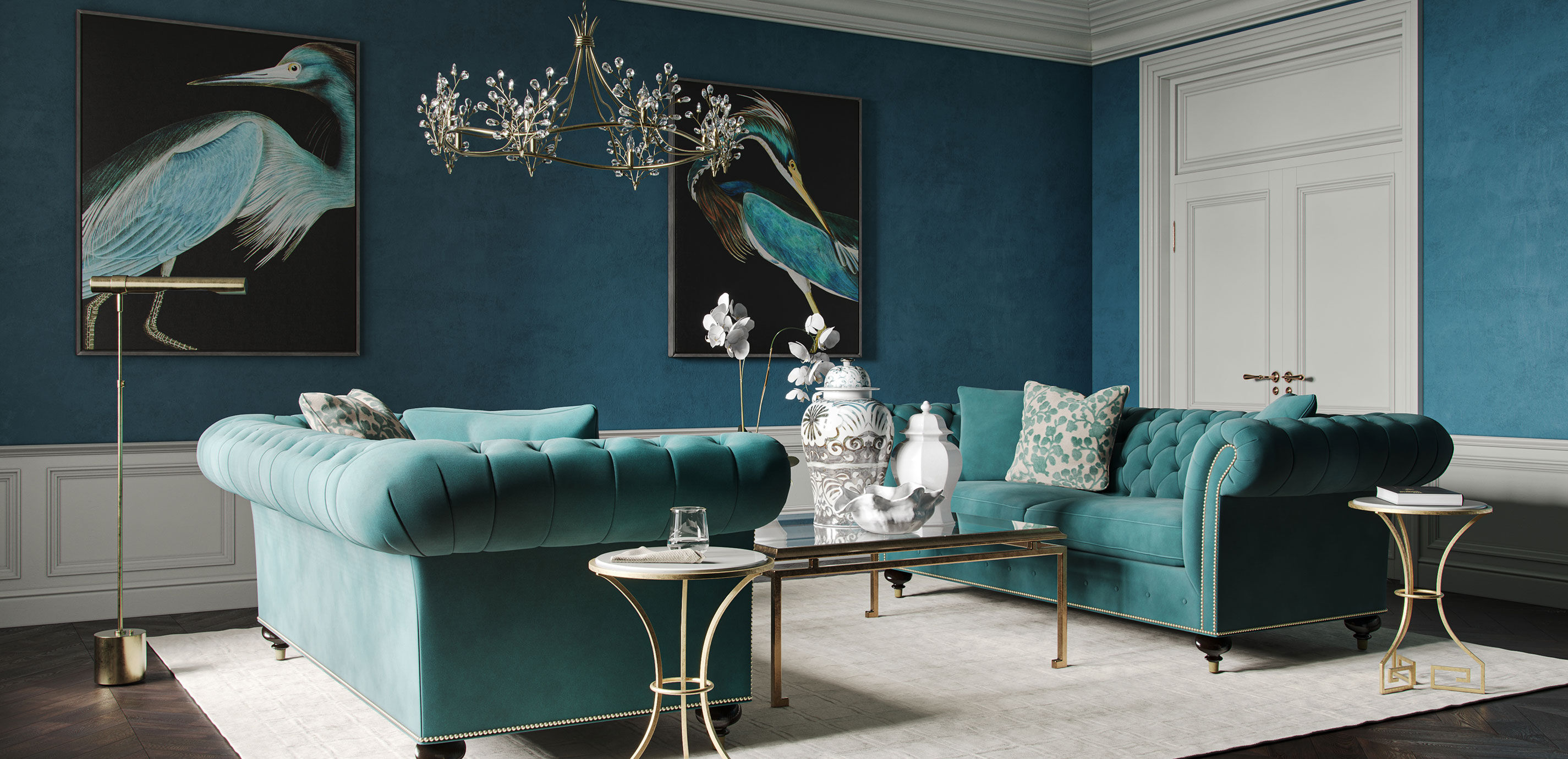 Clara 8-Light Round Crystal Chandelier_11