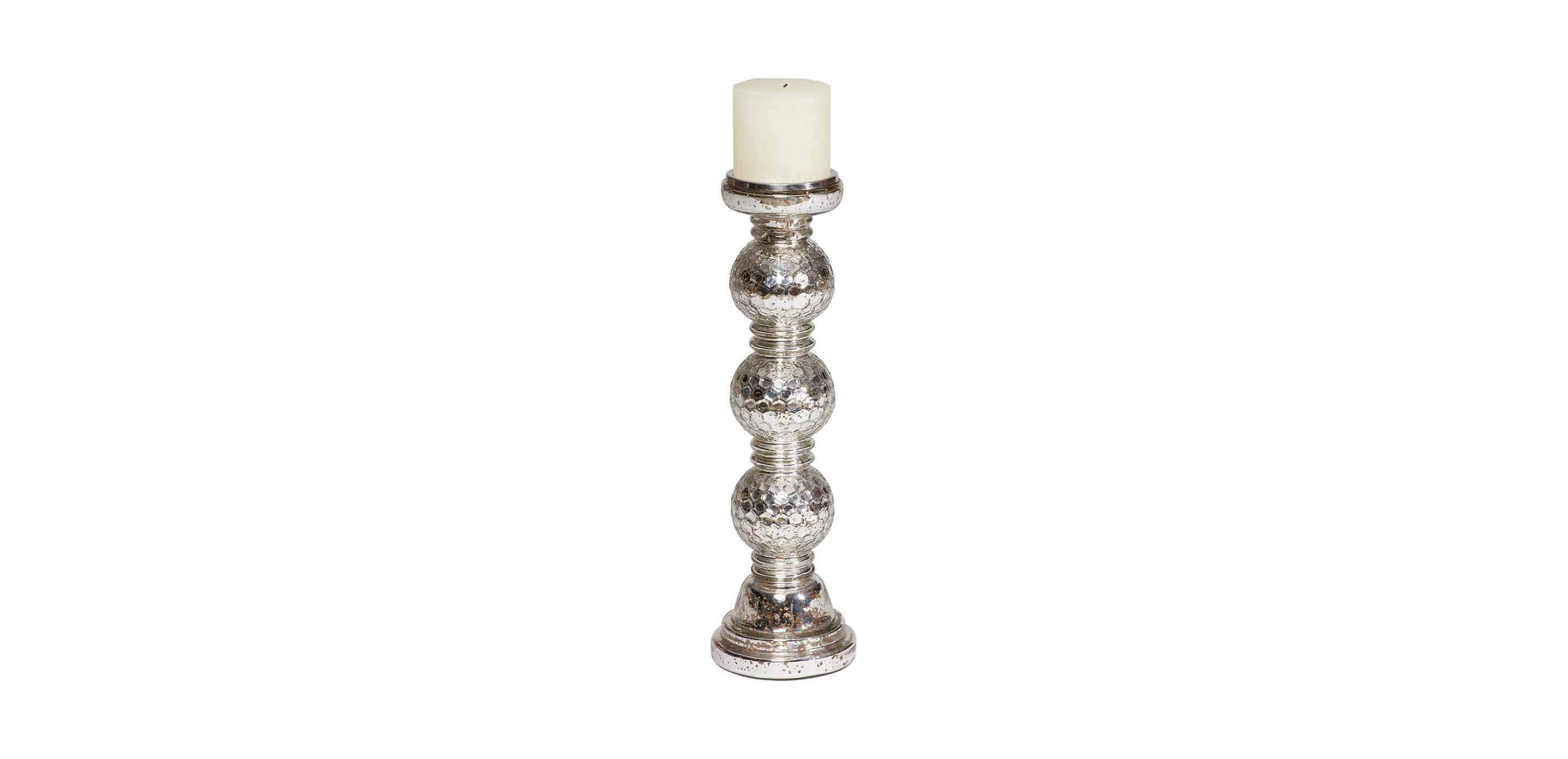 Josette Glass Candlestick