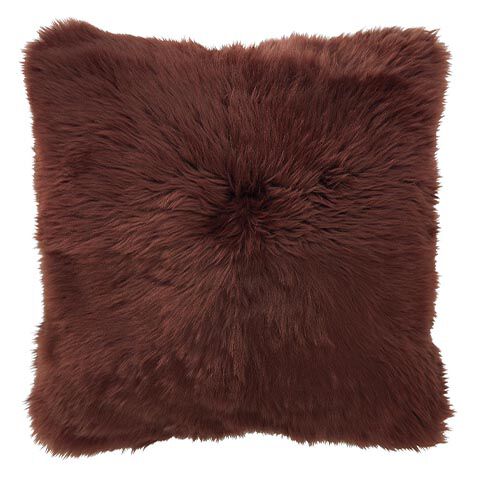 Long Hair Sheepskin Pillow image 062518MST