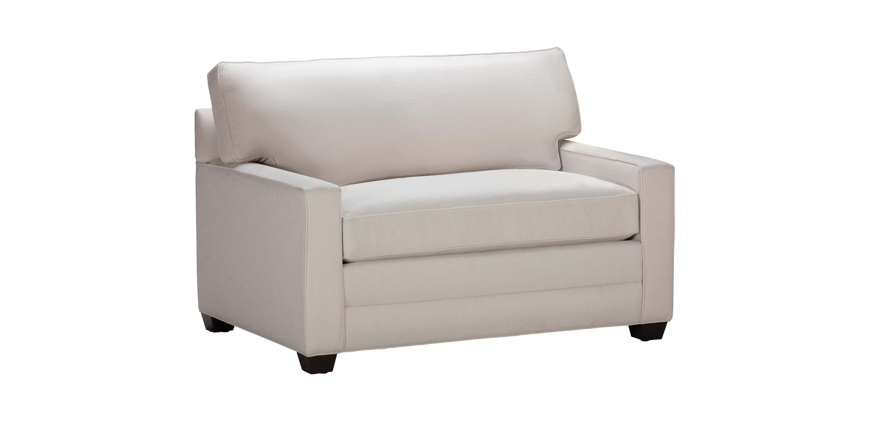 Bennett Track-Arm Chair-and-a-Half Twin Sleeper