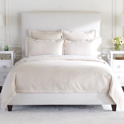 Solid Silk-Blend Duvet Cover and Shams Set image 036249SET
