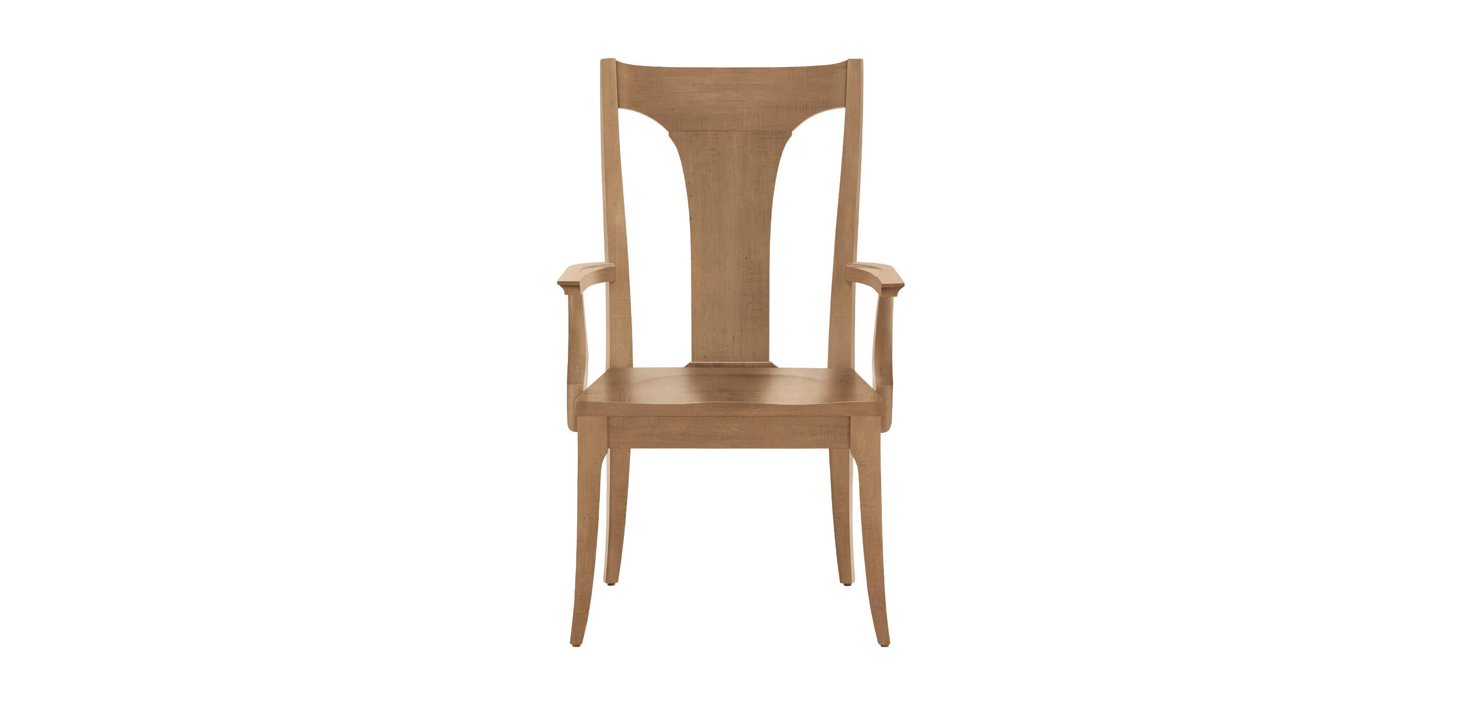 Artemis Dining Armchair, Wood Seat