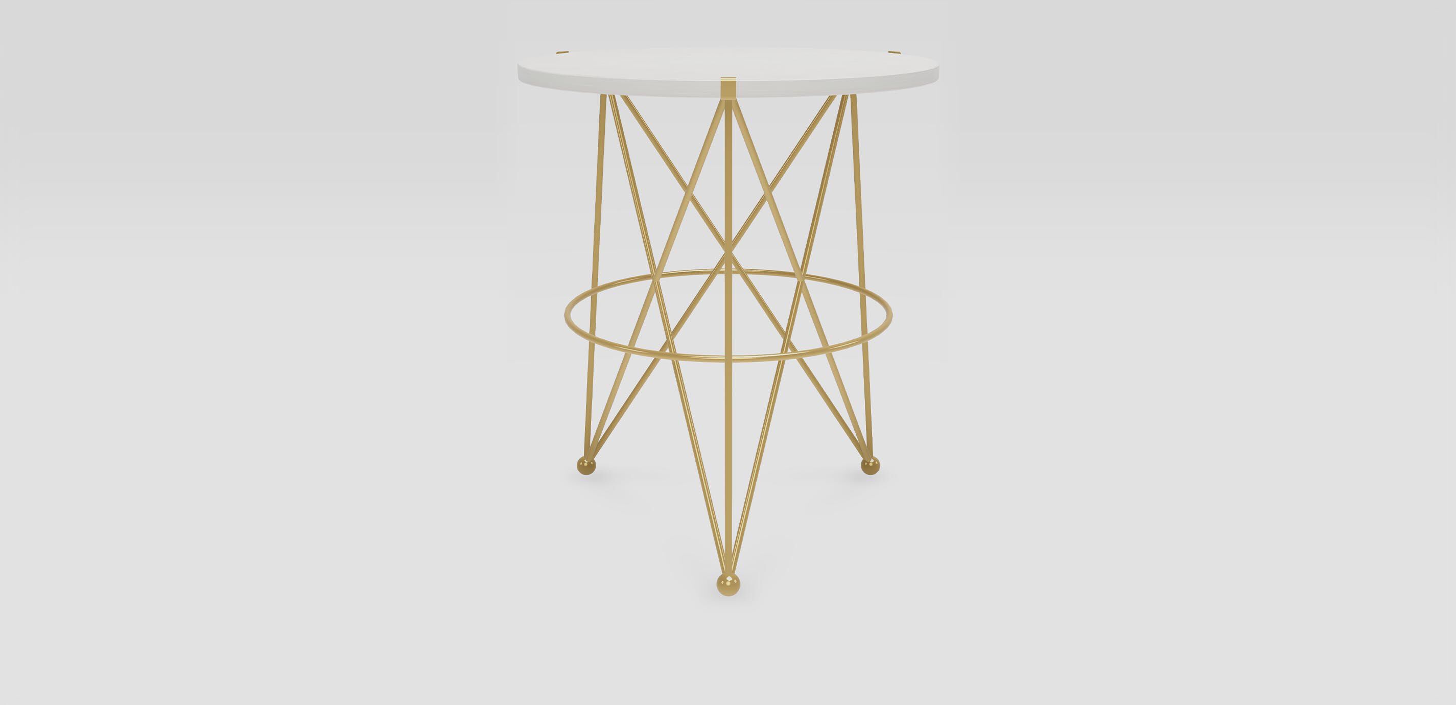 Estella Marble-Top Accent Table 1