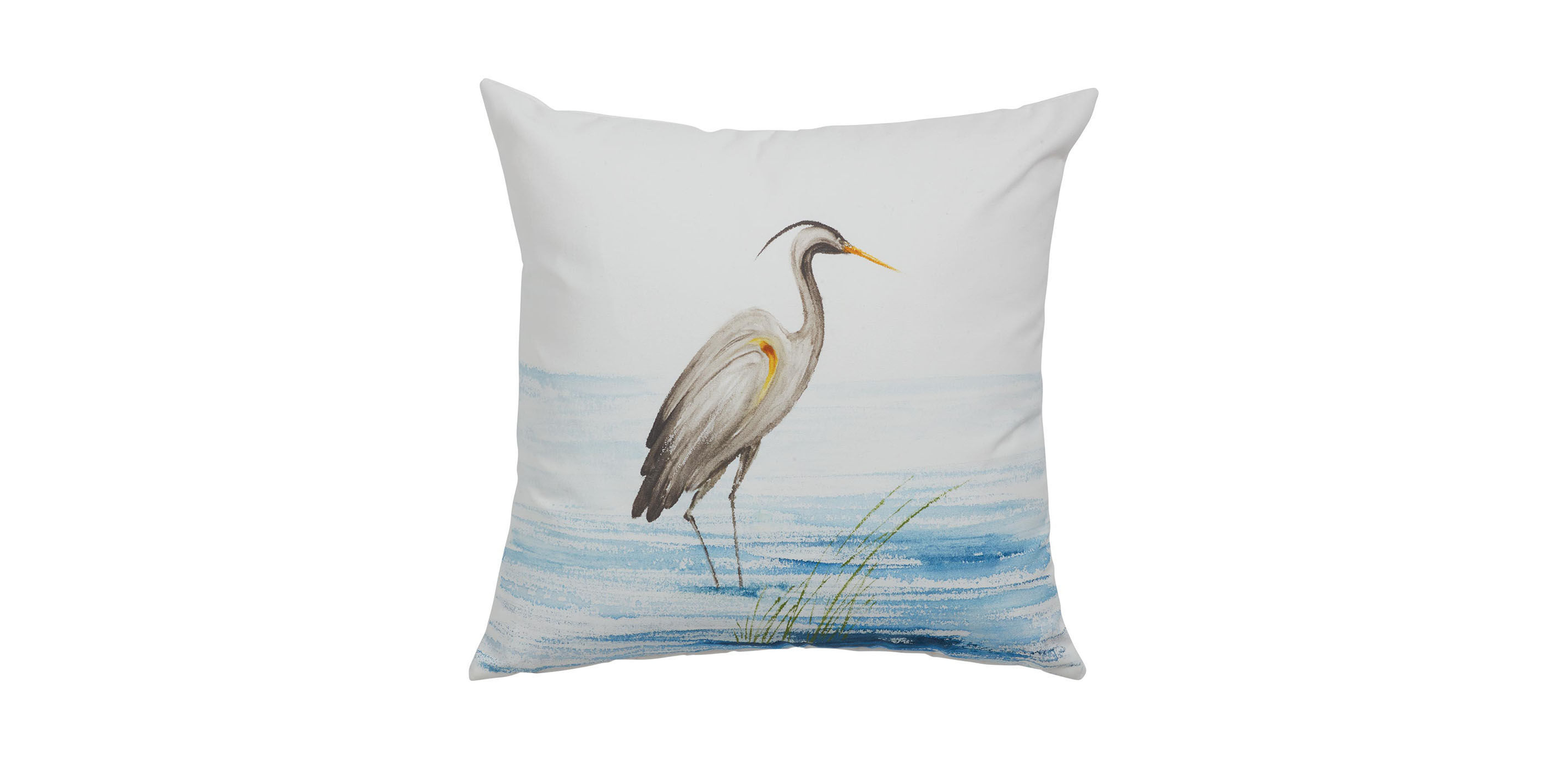 Crane Outdoor Pillow
