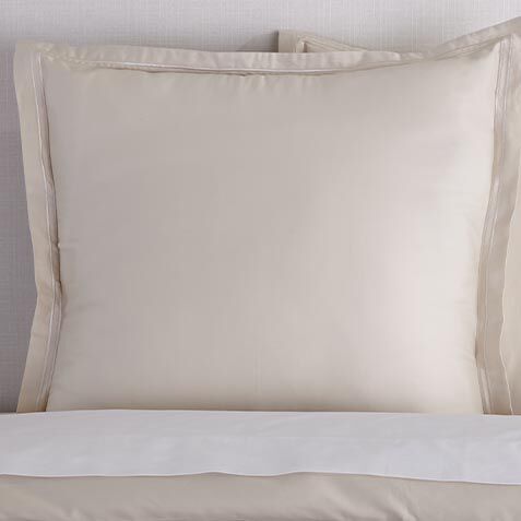 Solid Silk Blended Euro Sham image 036249DMST