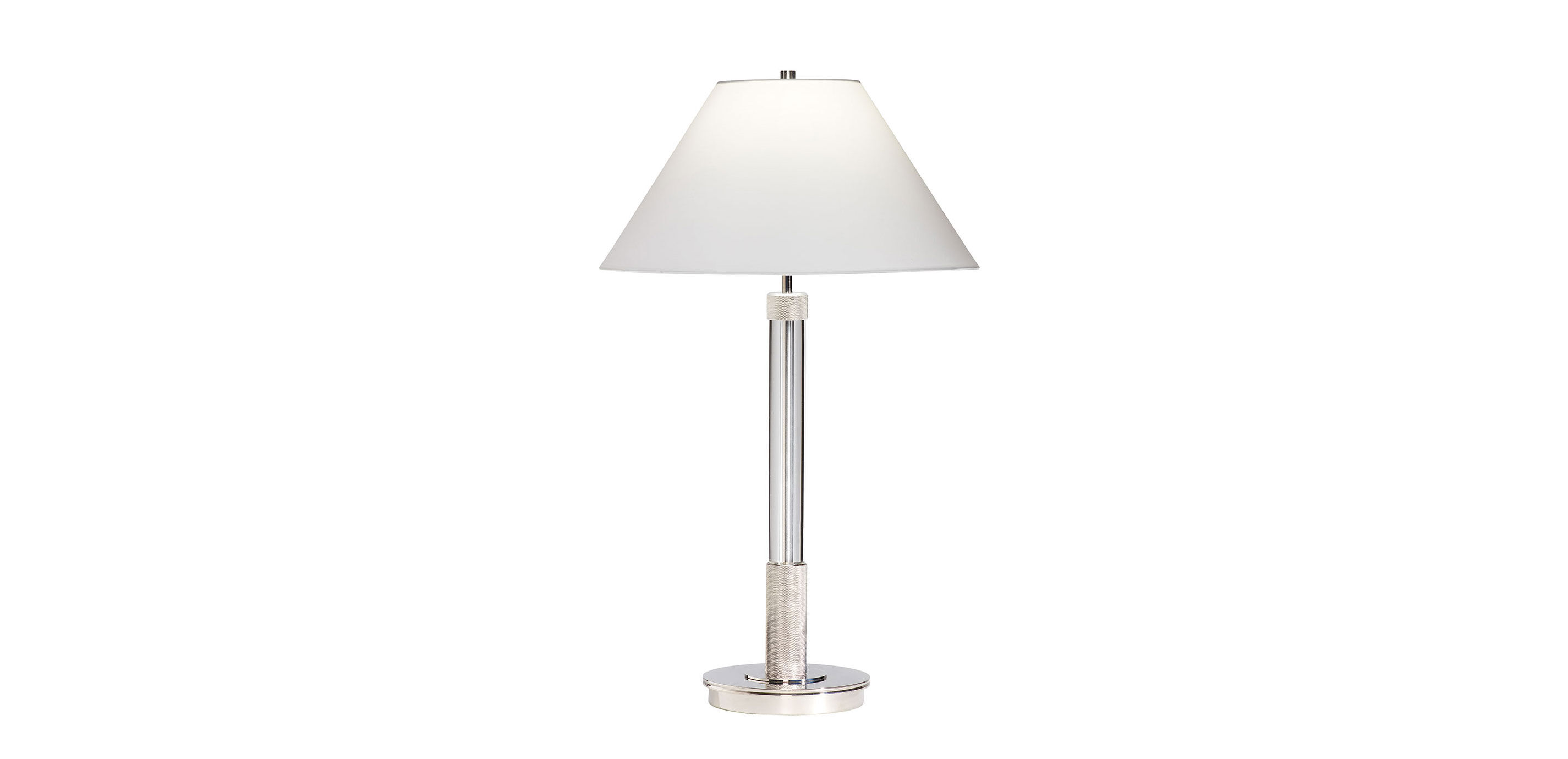 Turnbull Table Lamp, Polished Nickel