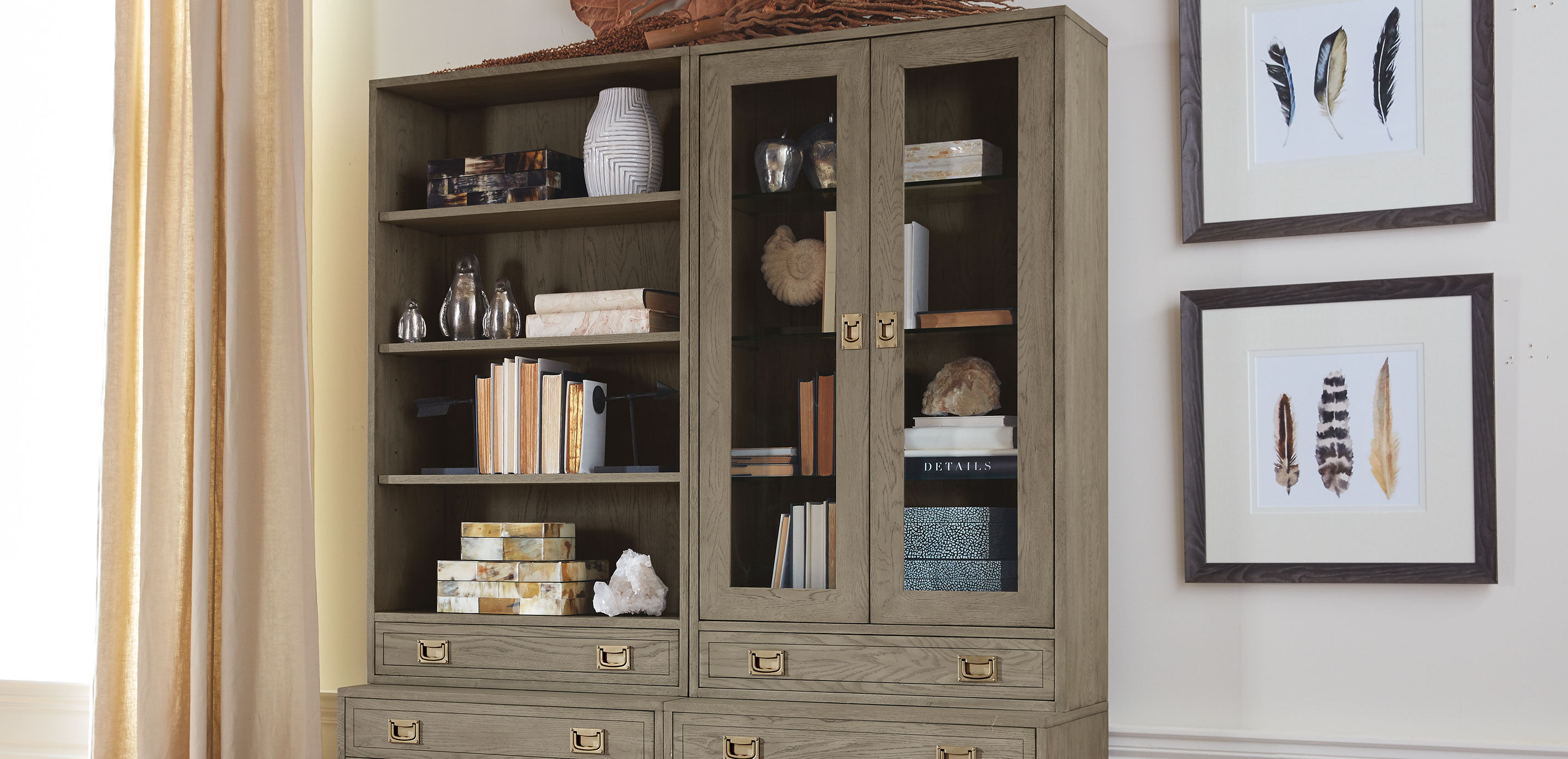 Callum Library Bookcase with File Cabinet_6