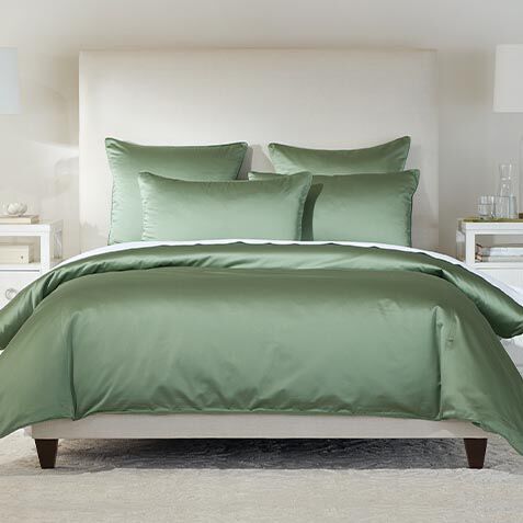 Salena Solid Duvet Cover and Shams Set, Sage image 032012SGSET
