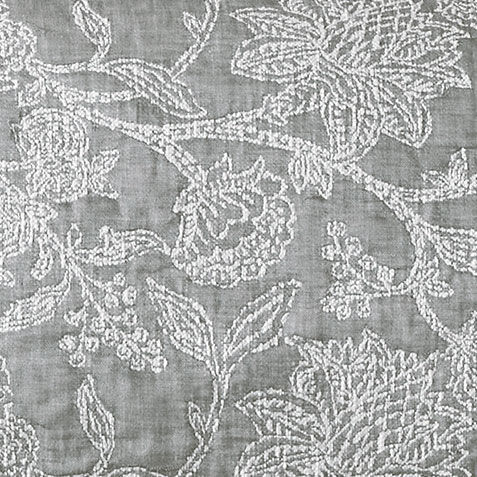 Floral Jacquard Duvet Cover and Shams Set, Gray Product Tile Hover Image 036239GRYSET
