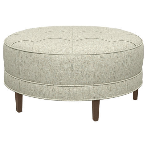 Nassau Round Ottoman image NassauOttRd