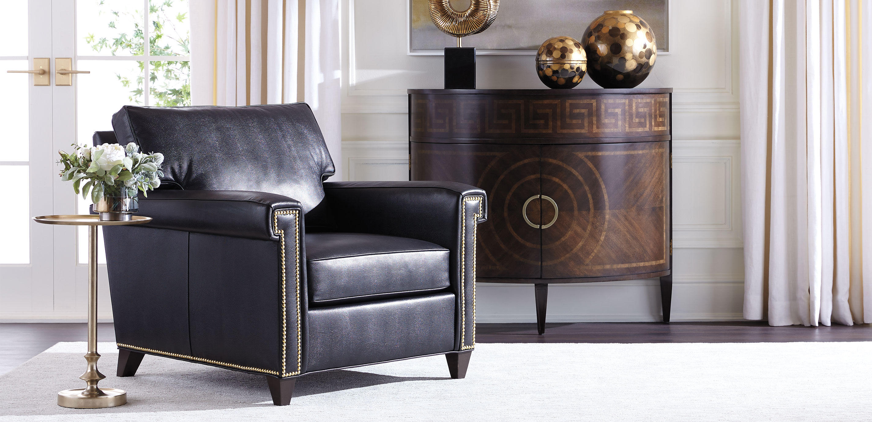 Hughes Leather Lounge Chair
