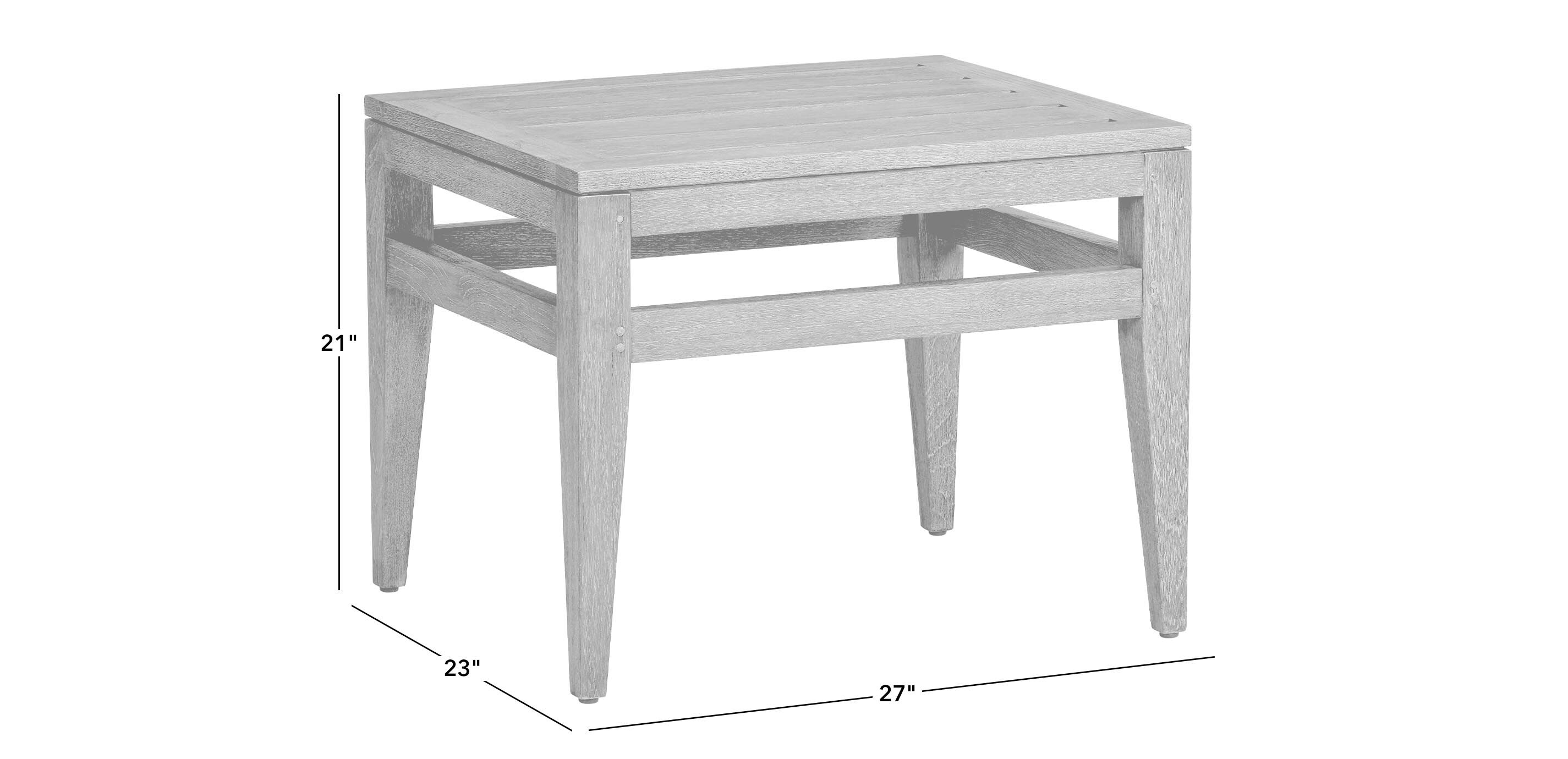 Bridgewater Cove Teak Side Table_1