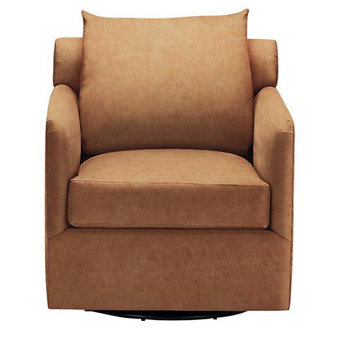 Calia Leather Swivel Chair image 721056