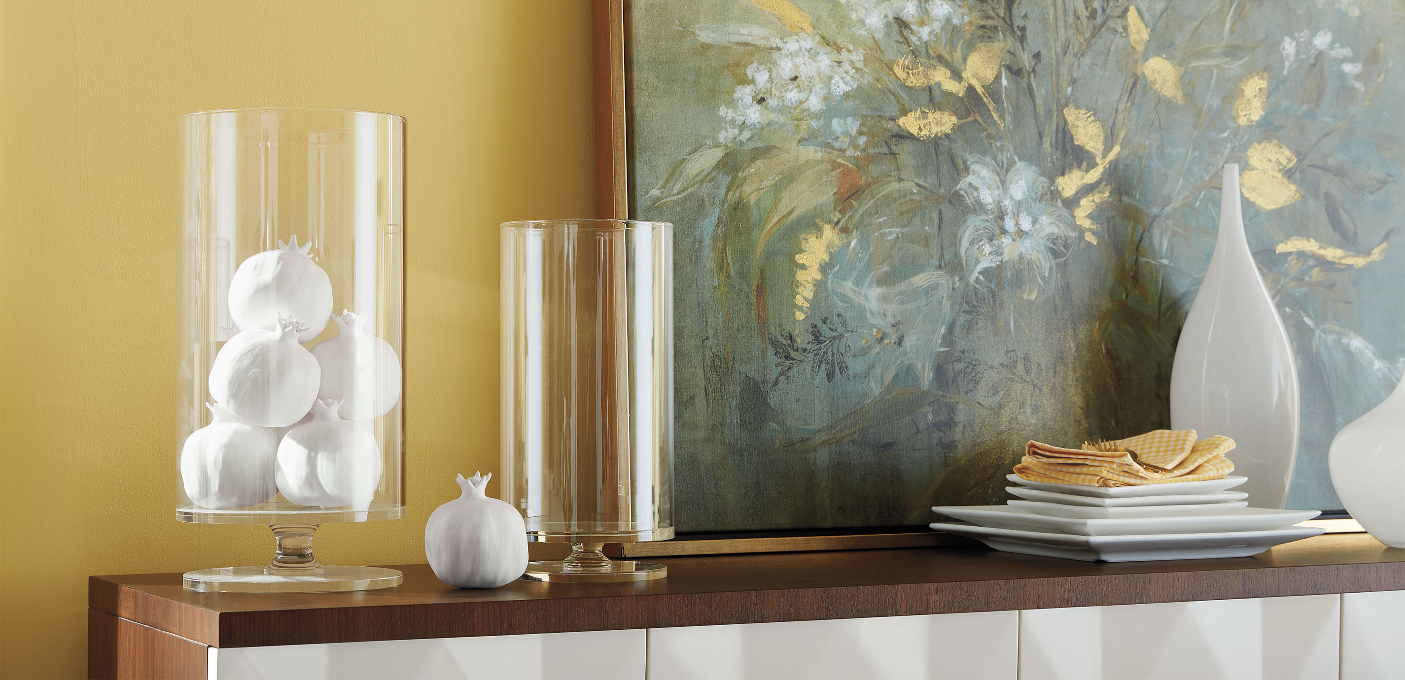 Matte White Pomegranate Sculpture_5