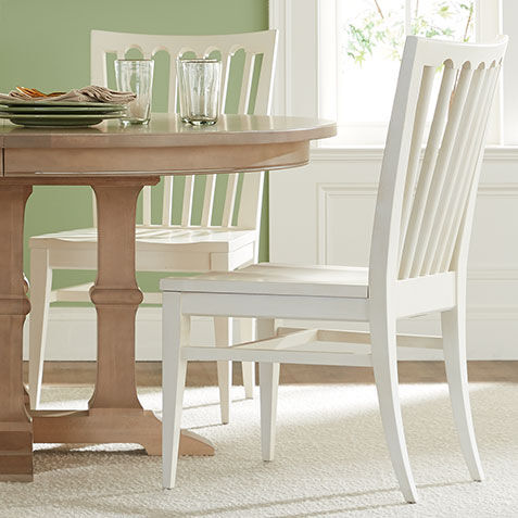 Benham Dining Side Chair, Wood Seat Product Tile Hover Image C56211