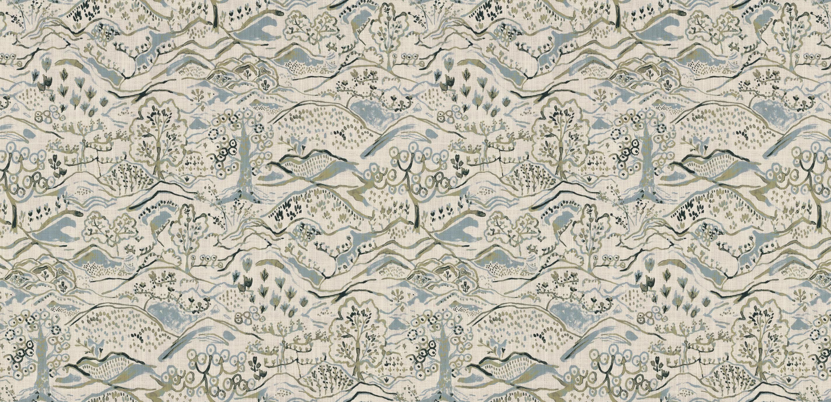 Idlewyld Seaglass Fabric By the Yard