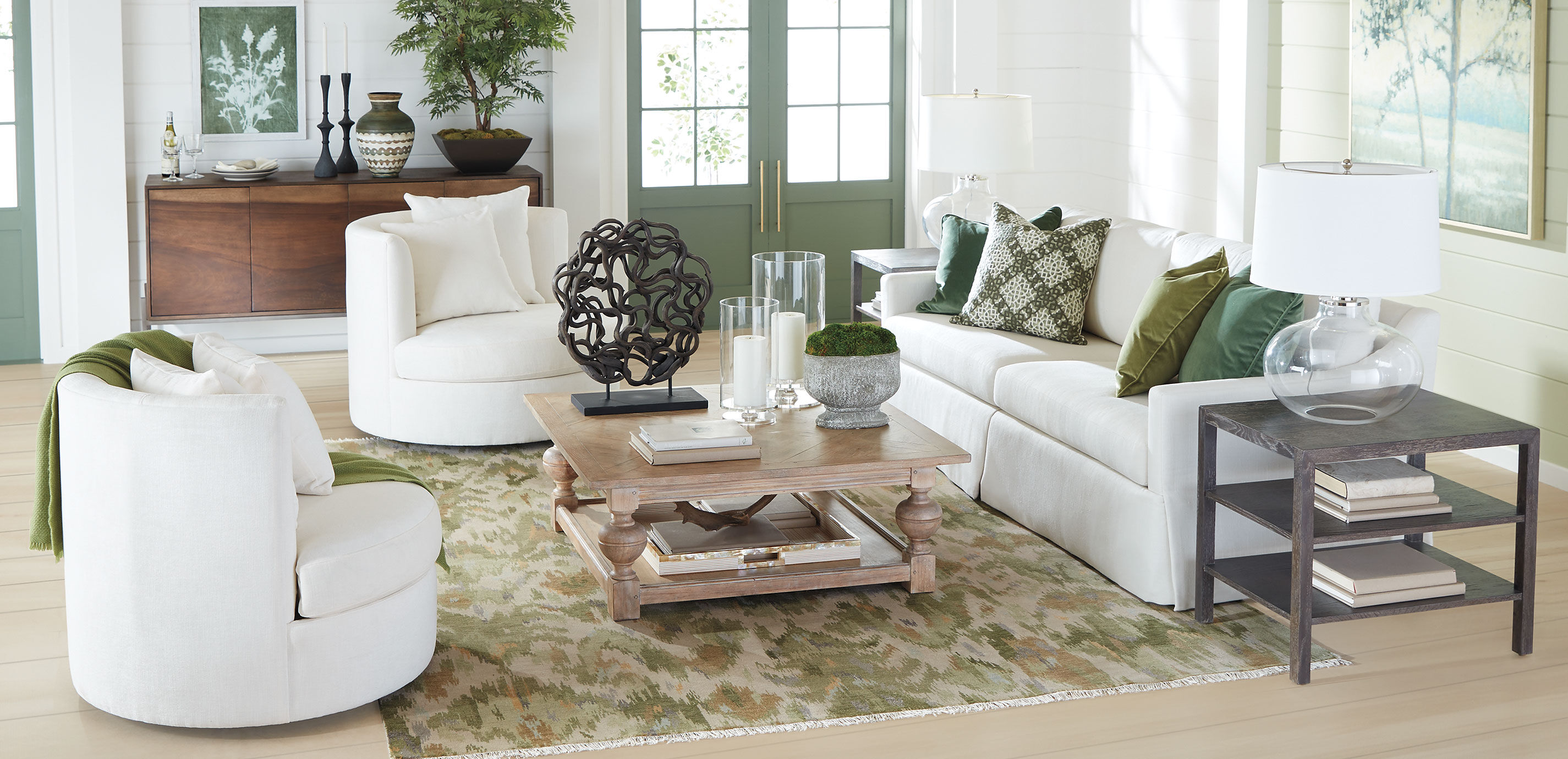 Nouveau Green Ikat Rug_11