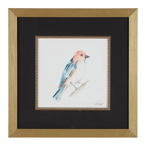 Watercolor Songbird III image 073168C