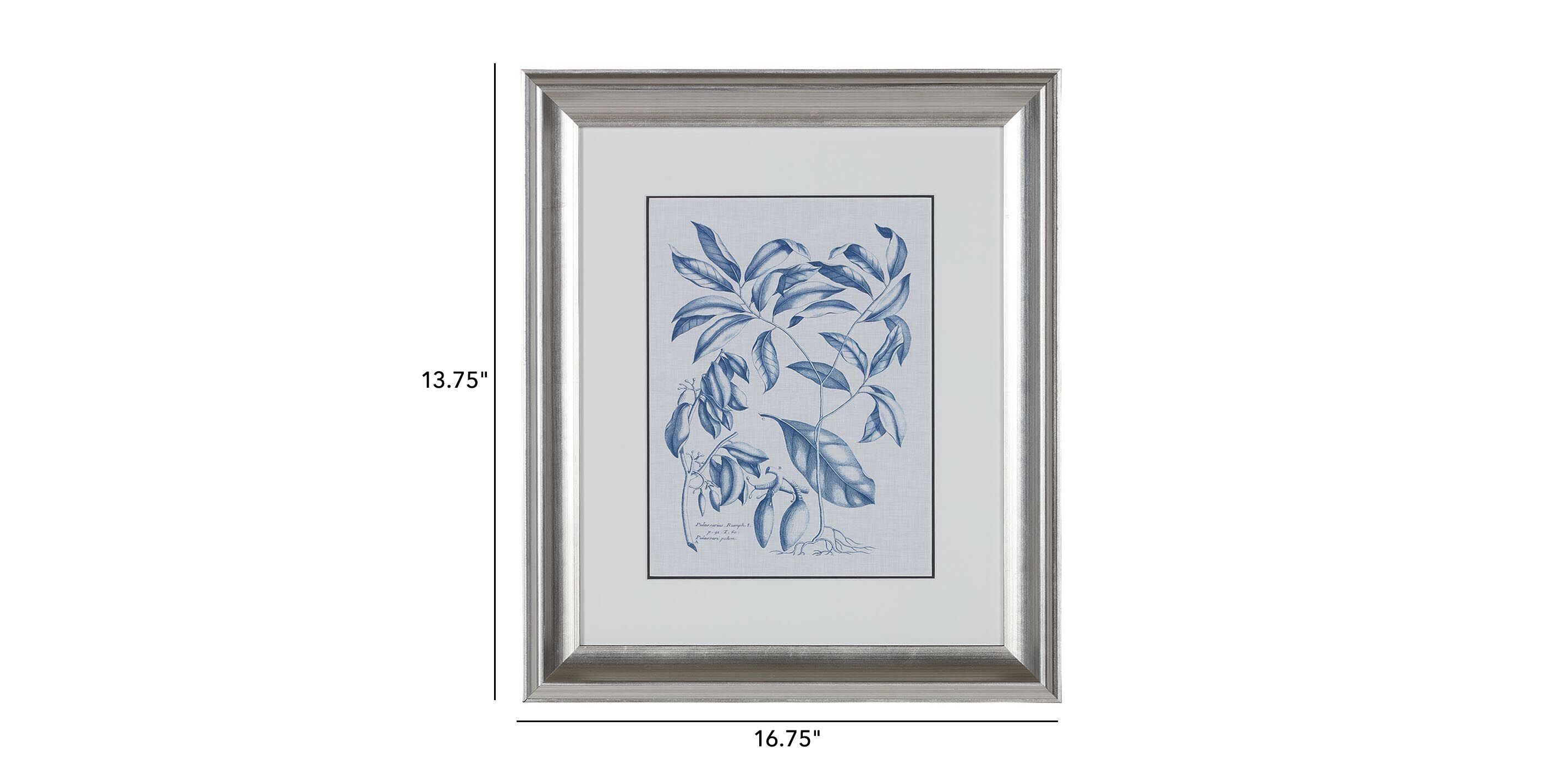 Navy and Linen Botanical I_2