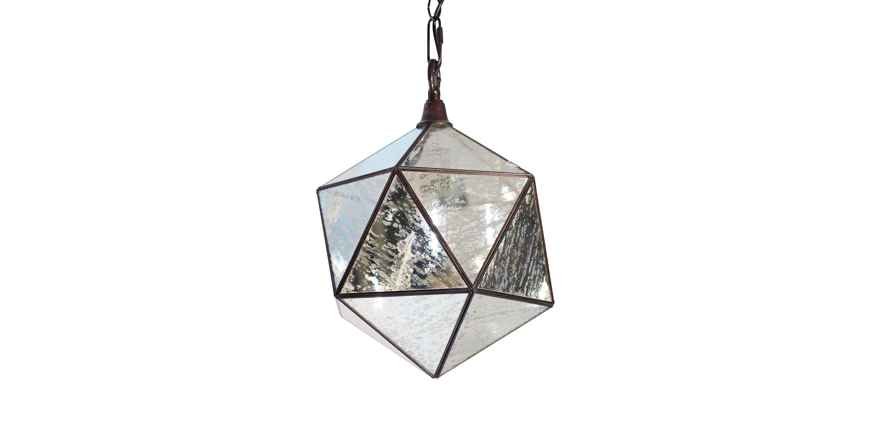 Zurie Mercury Pendant, Round