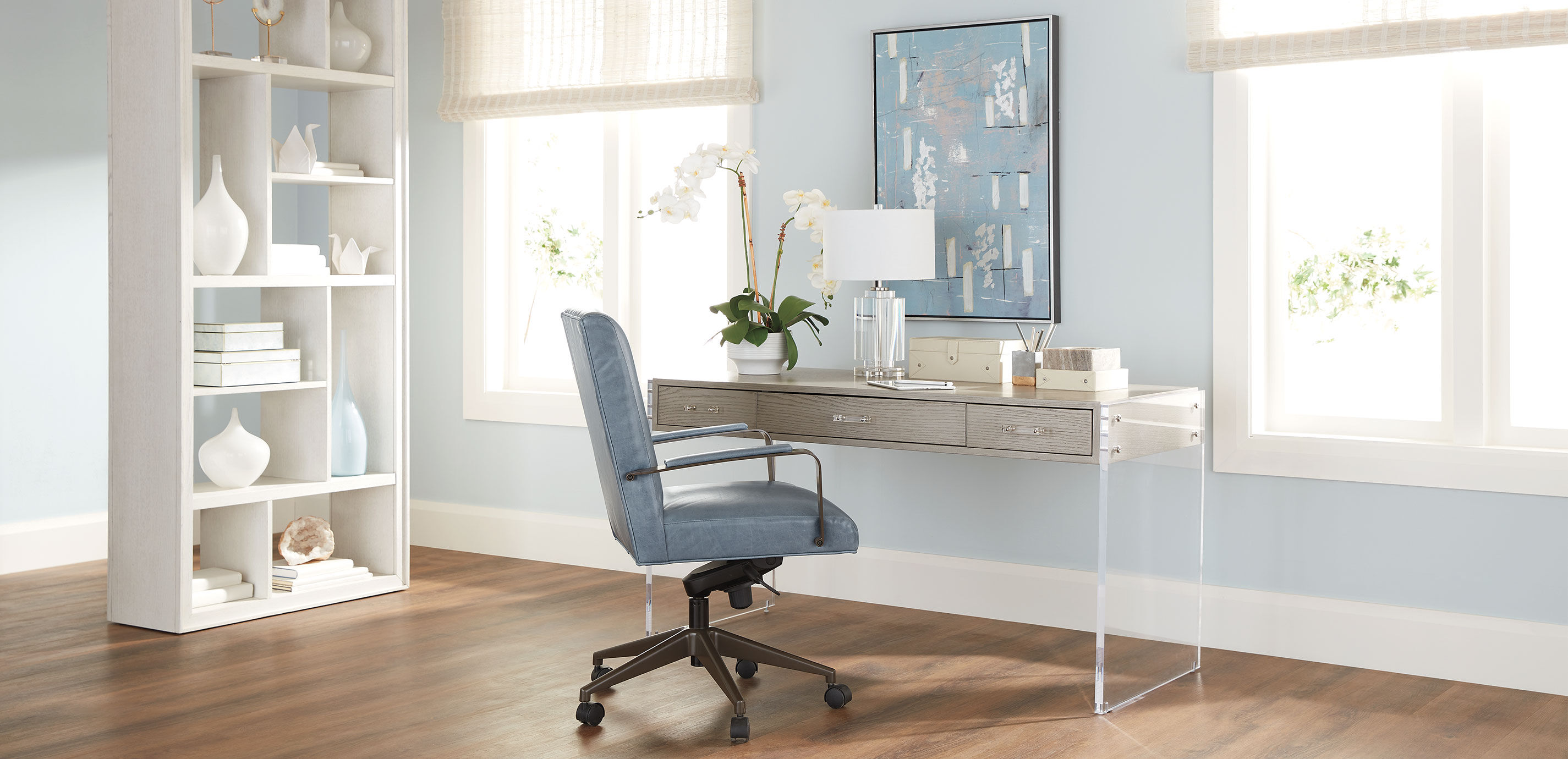 Slater Leather Desk Chair