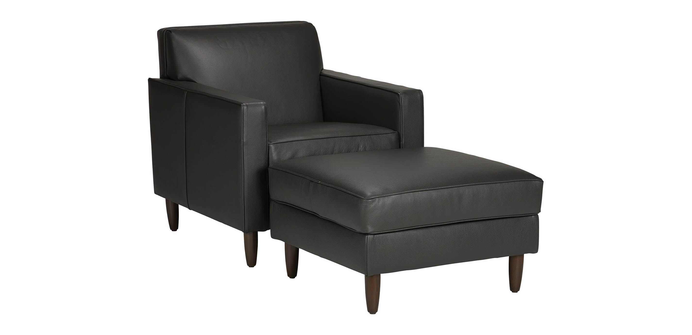 Marcus Leather Ottoman