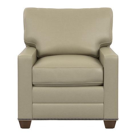 Bennett Track-Arm Leather Chair image 727111