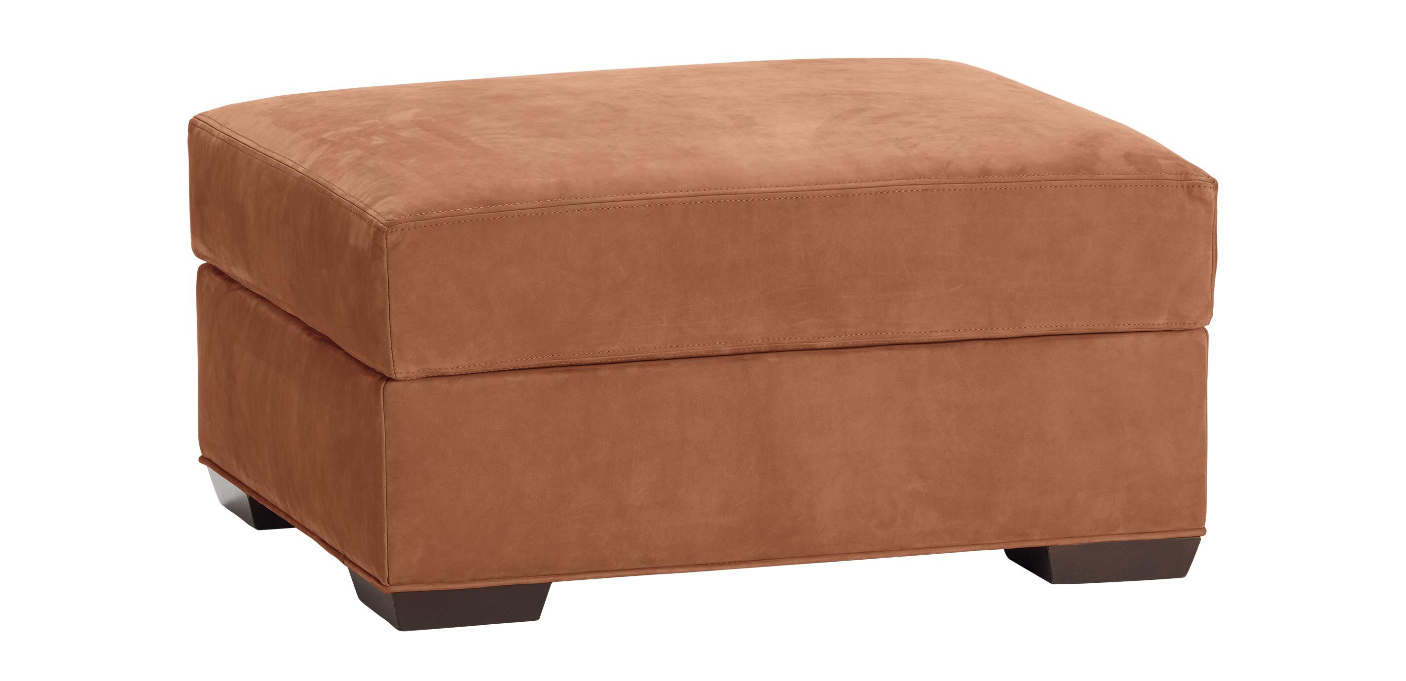 Kellan Modern Leather Ottoman