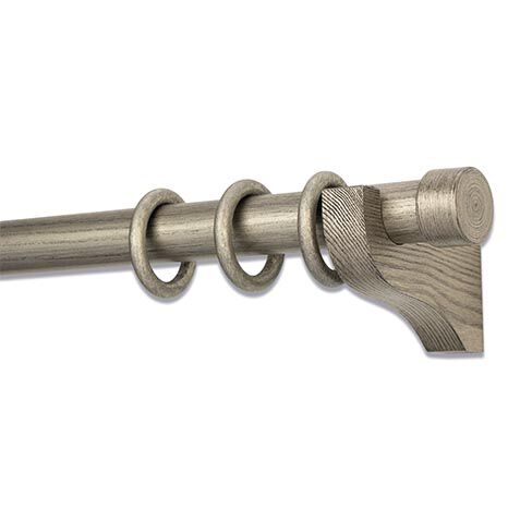 Classic Modern End Cap Drapery Hardware Set image classicmodernendcap