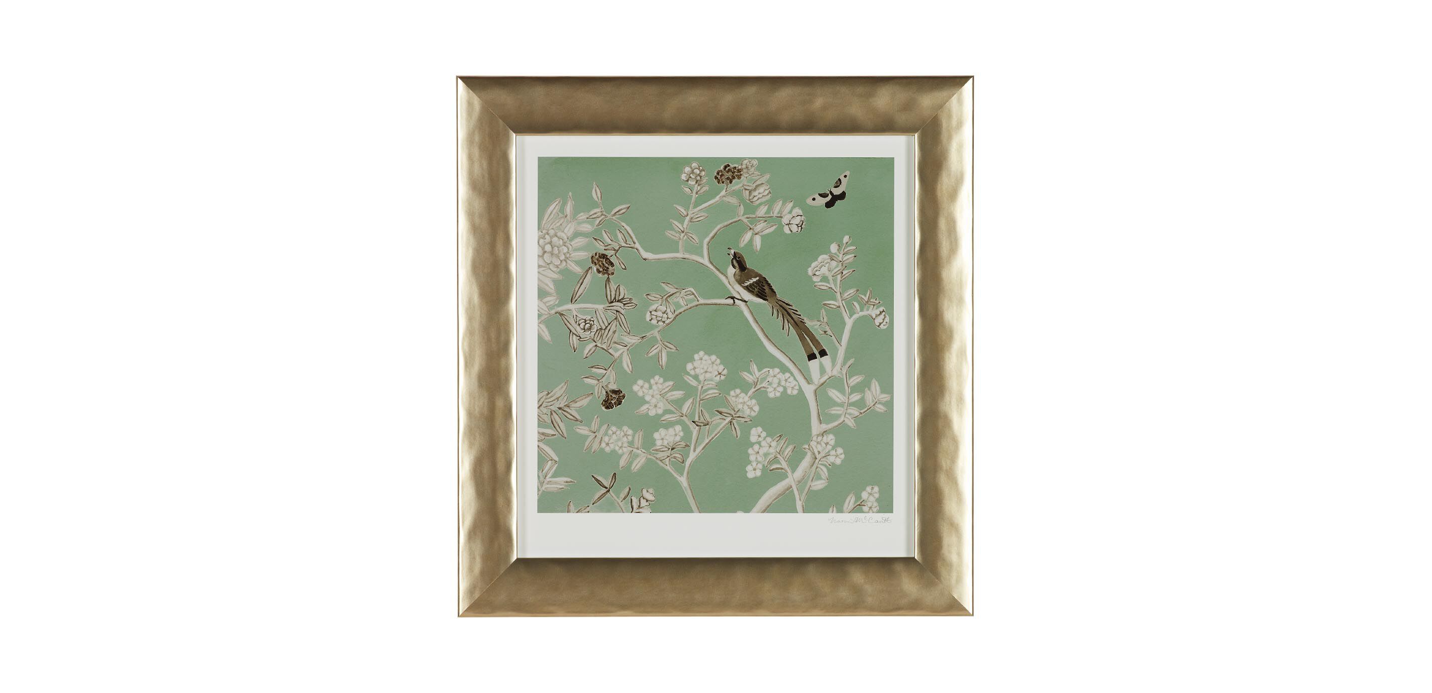 Gilded Green Chinoiserie I