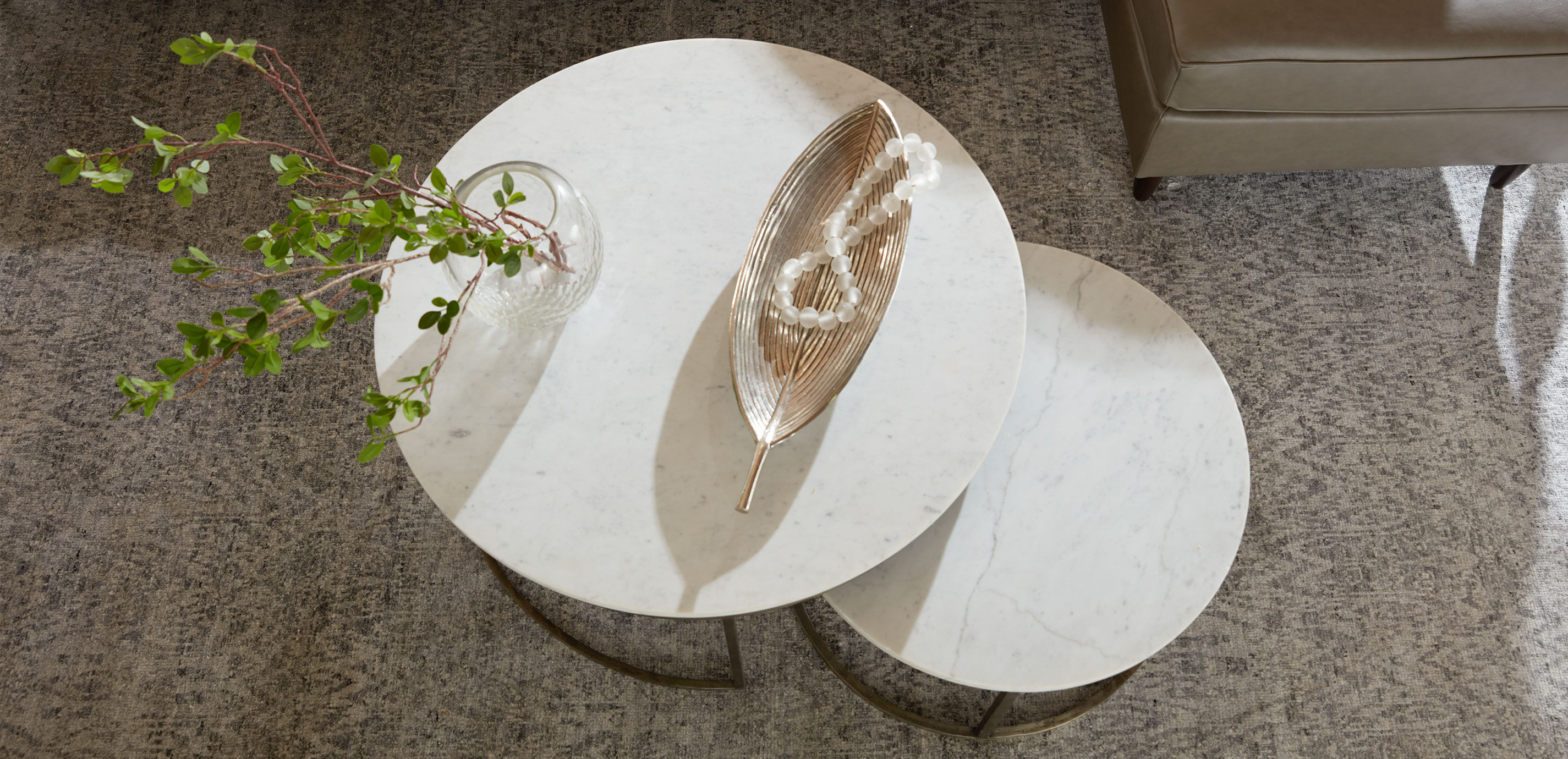 Antiqued Leaf Tray_4