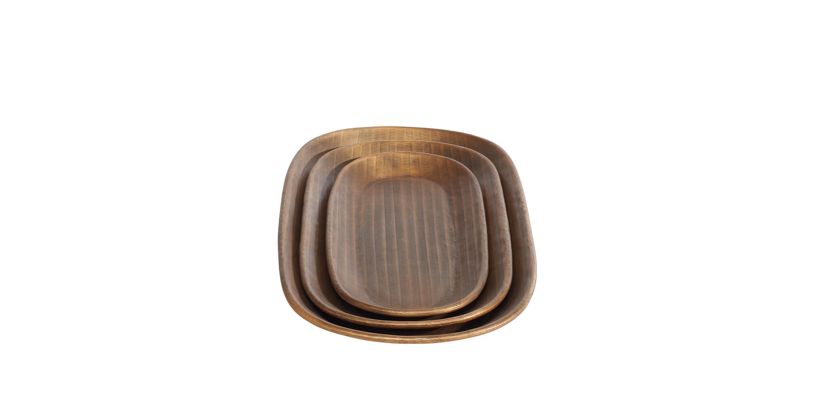 Lina Metal Oval Nesting Trays, Set of 3_2