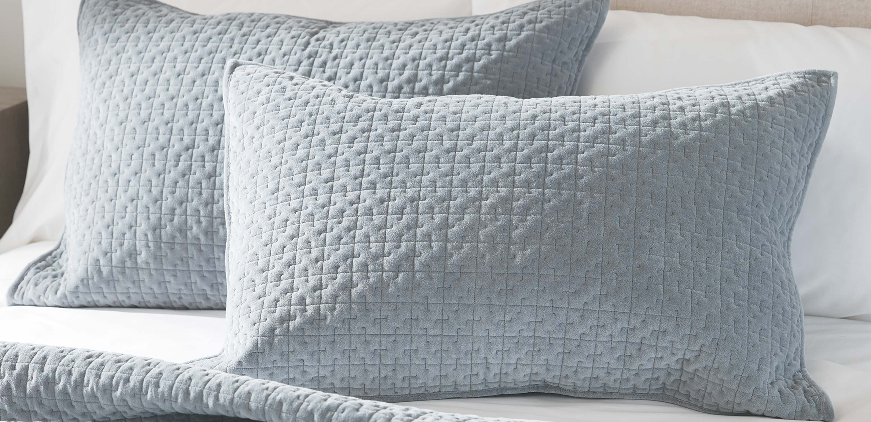 Salena Velvet Sham, Slate